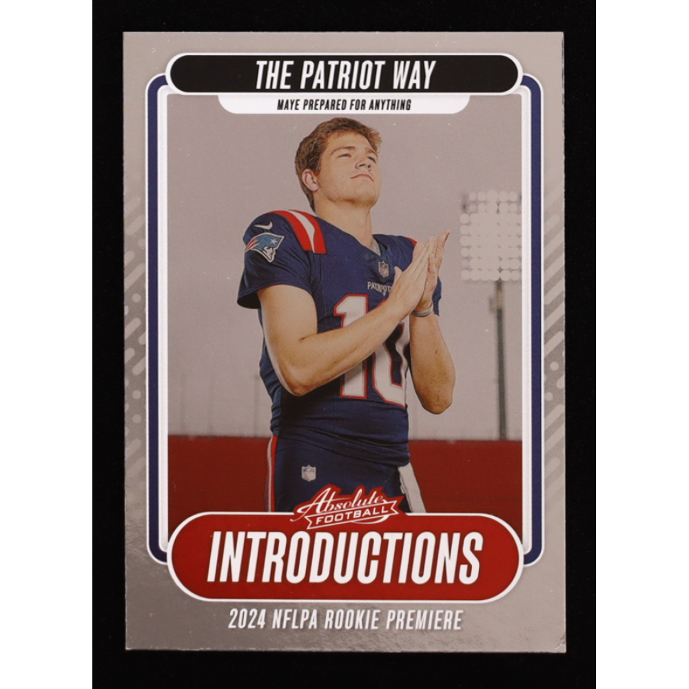 Drake Maye 2024 Absolute Introductions #19 RC at PristineAuction.com