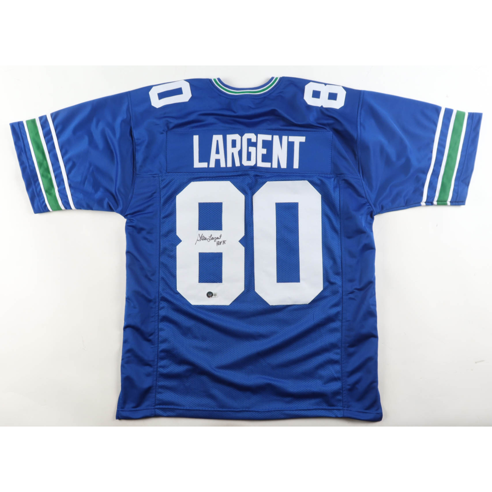Steve Largent Signed Jersey Inscribed "HOF '95" (Beckett) at PristineAuction.com