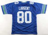 Steve Largent Signed Jersey Inscribed "HOF '95" (Beckett) at PristineAuction.com