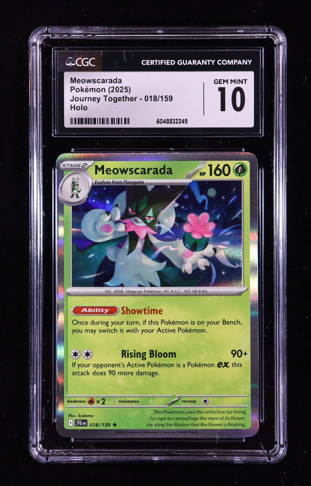 Meowscarada 2025 Pokemon TCG Scarlet & Violet Journey Together