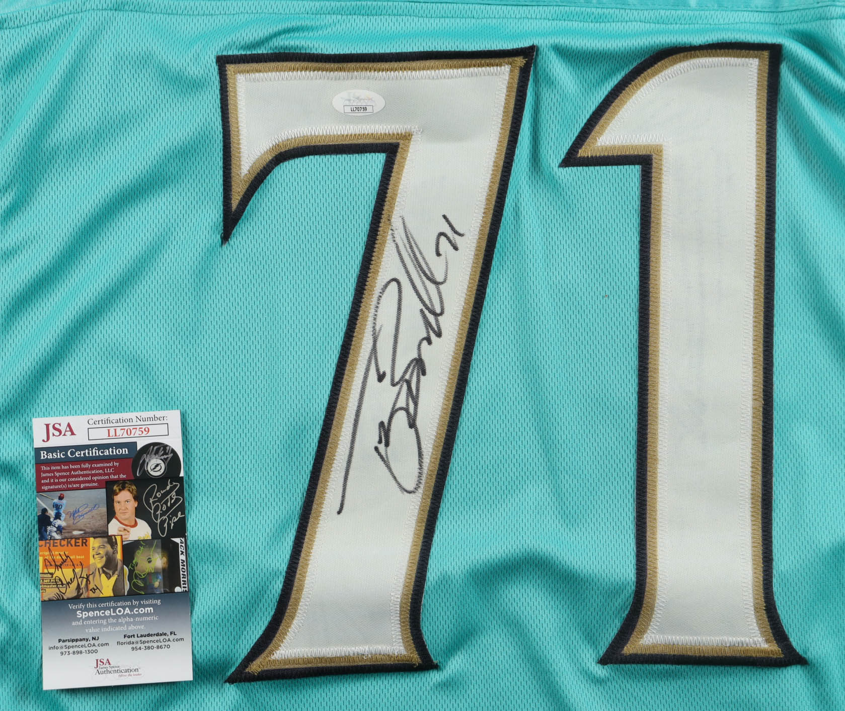 Tony Boselli Signed Jersey (JSA) at PristineAuction.com Tony Boselli Signed Jersey (JSA) at PristineAuction.com