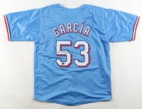 Adolis Garcia Signed Jersey (Beckett) at PristineAuction.com