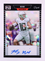 Bo Nix 2023 Pro Set Pure Pro Set Autographs Clear Crystal #PSABN1 #3/8 at PristineAuction.com