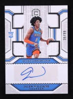 Jalen Williams 2022-23 Panini Chronicles Cornerstones Rookie Quad Relic Autographs #12 #39/99 RC at PristineAuction.com