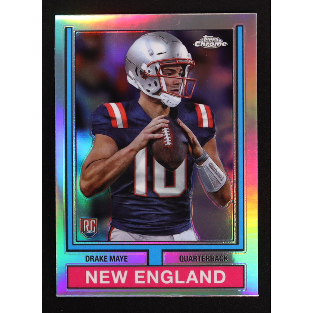 Drake Maye 2024 Topps Chrome '74 Topps Refactors #74TF3 RC at PristineAuction.com