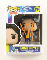 Xolo Mariduena Signed "Blue Beetle" #1404 Jaime Reyes Funko Pop! Vinyl Figure (ACOA) at PristineAuction.com