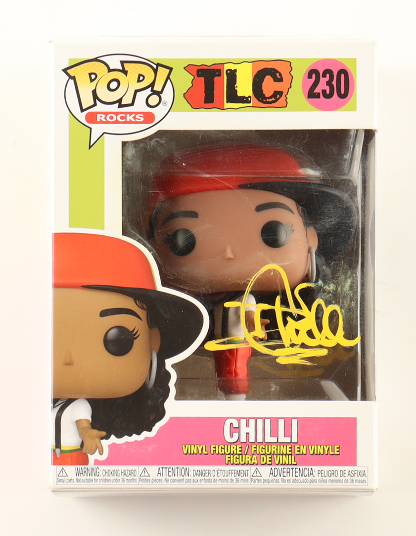 Rozonda Thomas Signed "TLC" #230 Chilli Funko Pop! Vinyl Figure (ACOA) at PristineAuction.com Rozonda Thomas Signed "TLC" #230 Chilli Funko Pop! Vinyl Figure (ACOA) at PristineAuction.com