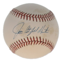 Jim 'Catfish' Hunter Lasorda Signed OAL Baseball (JSA) at PristineAuction.com