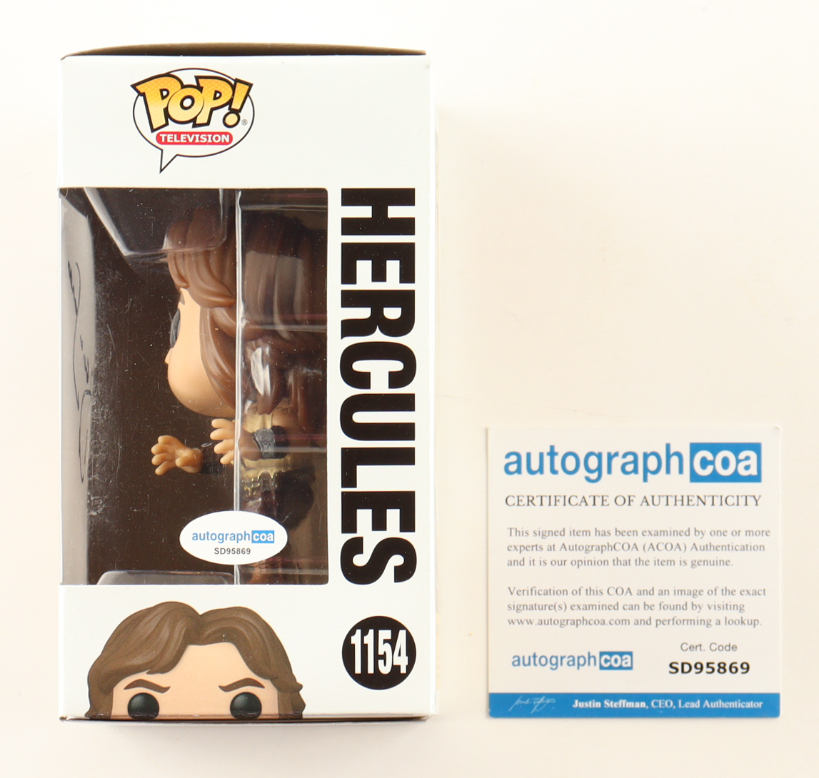 Kevin Sorbo Signed "Hercules: The Legendary Journeys" #1154 Hercules Funko Pop! Vinyl Figure (ACOA) at PristineAuction.com Kevin Sorbo Signed "Hercules: The Legendary Journeys" #1154 Hercules Funko Pop! Vinyl Figure (ACOA) at PristineAuction.com