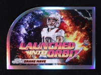 Drake Maye 2024 Topps Cosmic Chrome Launched Into Orbit #LIO8 RC at PristineAuction.com