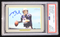 Tom Brady Signed 2006 Topps Turkey Red #131 CL (PSA 9 | Auto Grade 10) at PristineAuction.com