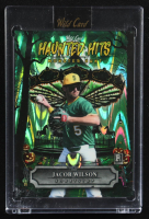 Jacob Wilson 2025 Wild Card Haunted Hits Monster Hunt Carnival Green Ray Wave #HHCA-JW #1/1 RC at PristineAuction.com