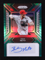 Zach Neto 2024 Panini Prizm Sensational Signatures Prizms Green #30 at PristineAuction.com