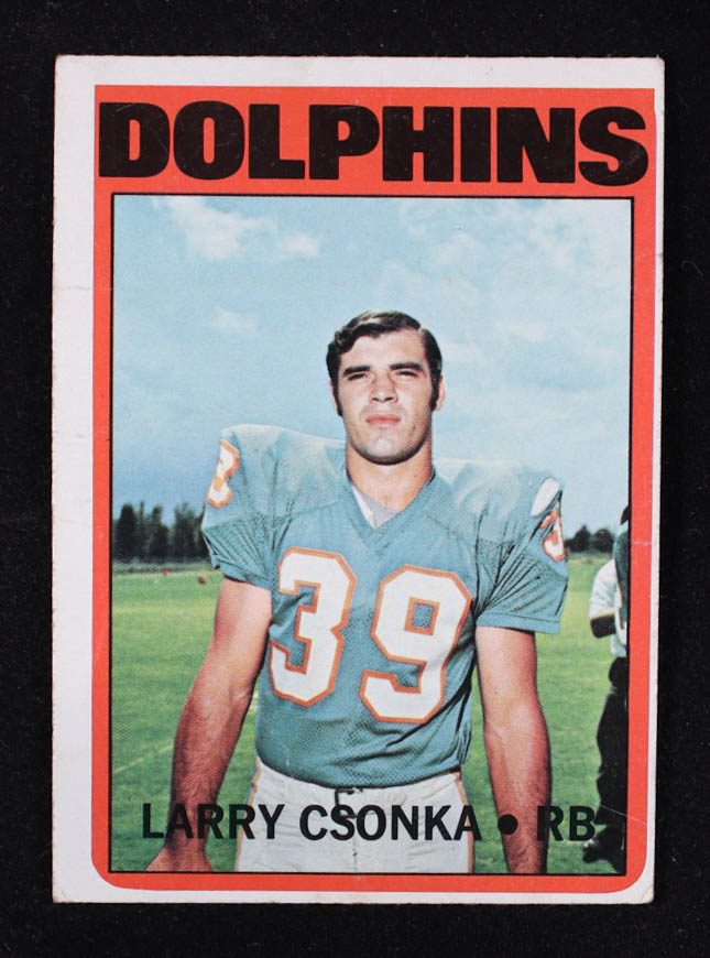 Larry Csonka 1972 Topps #140 at PristineAuction.com Larry Csonka 1972 Topps #140 at PristineAuction.com