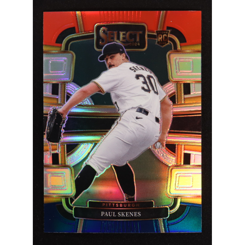 Paul Skenes 2024 Select Prizms Red and Blue #1 RC at PristineAuction.com