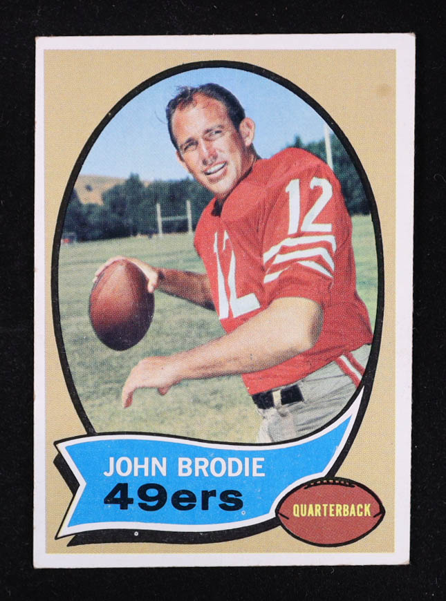 John Brodie 1970 Topps #130 at PristineAuction.com John Brodie 1970 Topps #130 at PristineAuction.com