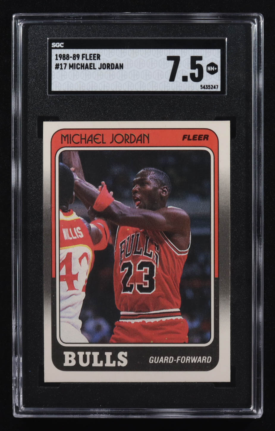 Michael Jordan 1988-89 Fleer #17 (SGC 7.5) at PristineAuction.com Michael Jordan 1988-89 Fleer #17 (SGC 7.5) at PristineAuction.com