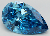 Enormous 10.16 Carats Lab Grown FANCY VIVID BLUE Diamond Loose VVS2 | $21,000 Estimated Retail Value (UGL & IGI Certs) at PristineAuction.com