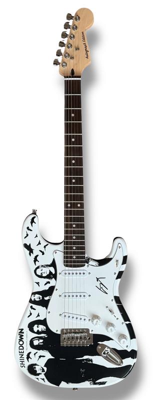 Brent Smith Signed "Shinedown" Custom Stratocaster Guitar (JSA) at PristineAuction.com Brent Smith Signed "Shinedown" Custom Stratocaster Guitar (JSA) at PristineAuction.com