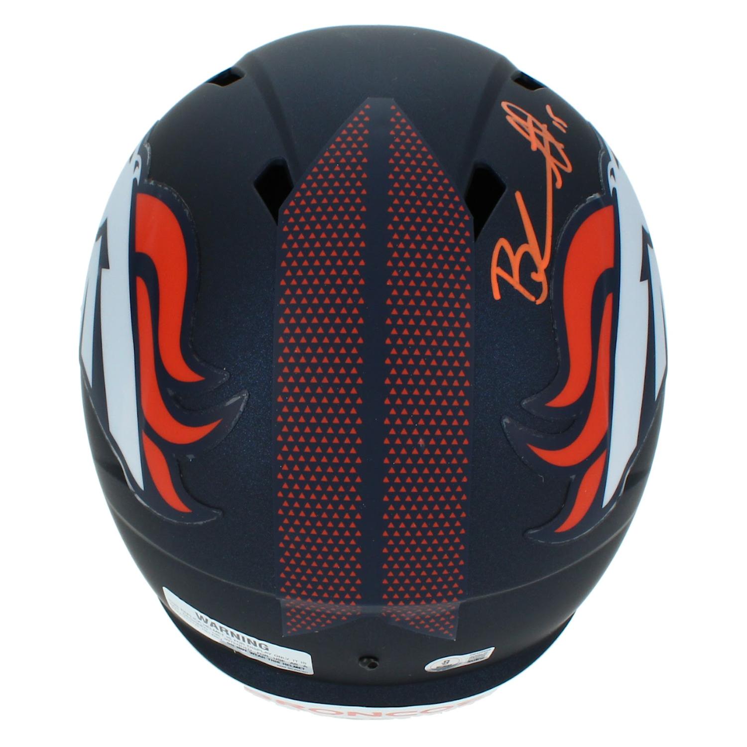 Brandon Marshall Signed Broncos Full-Size Speed Helmet (Beckett) at PristineAuction.com Brandon Marshall Signed Broncos Full-Size Speed Helmet (Beckett) at PristineAuction.com