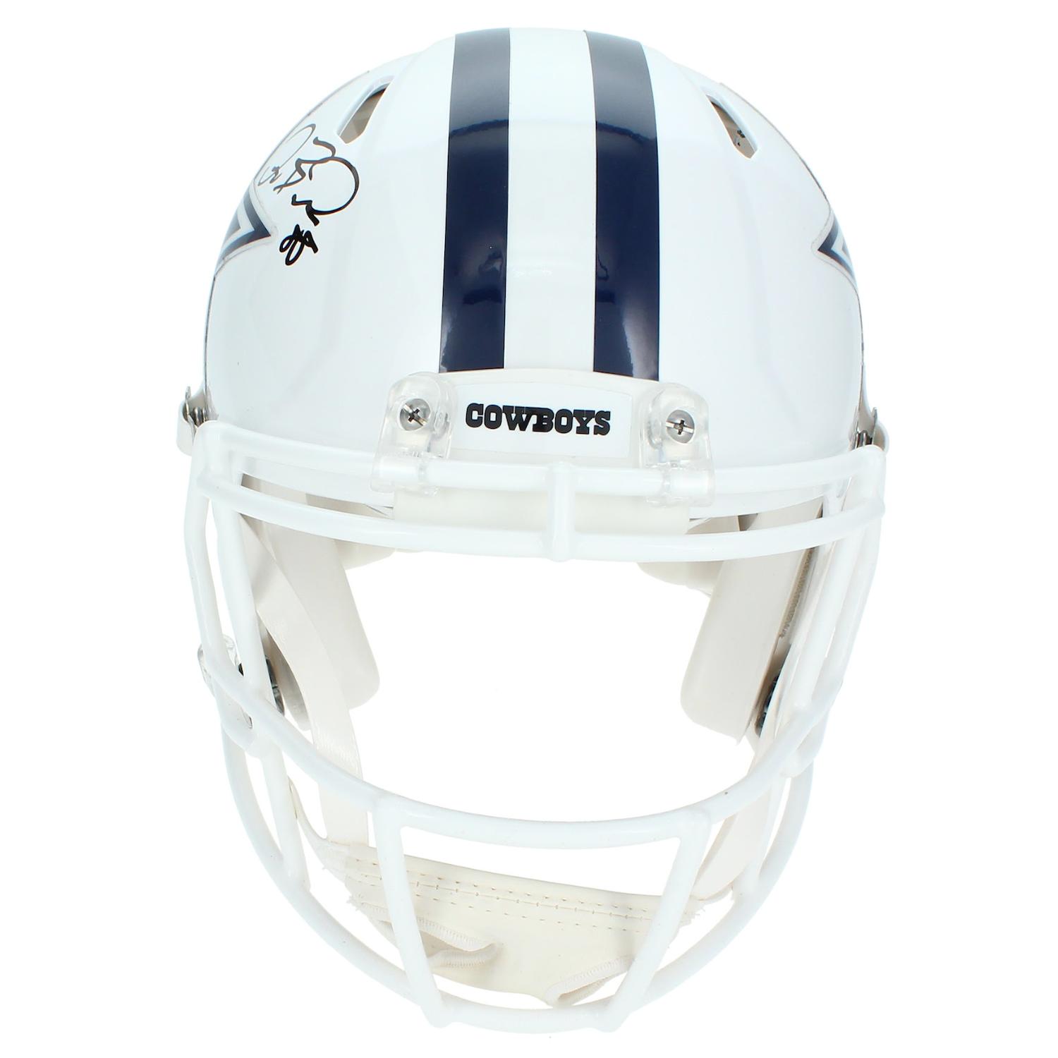 Dez Bryant Signed Cowboys Full-Size Authentic On-Field Alternate Speed Helmet (Beckett) at PristineAuction.com Dez Bryant Signed Cowboys Full-Size Authentic On-Field Alternate Speed Helmet (Beckett) at PristineAuction.com