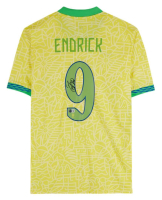 Endrick Signed Brazil National Team Nike Authentic Jersey (Beckett) at PristineAuction.com