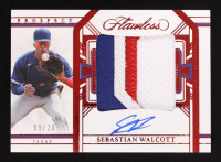 Sebastian Walcott 2024 Panini Flawless Prospect Patch Autographs #PPA-SW RC #09/20 at PristineAuction.com