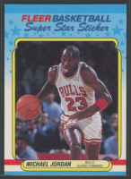 Michael Jordan 1988-89 Fleer Stickers #7 at PristineAuction.com