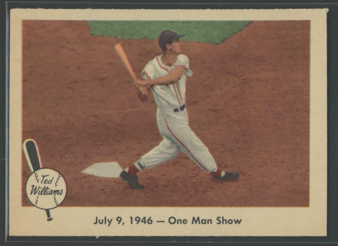 Ted Williams 1959 Fleer Ted Williams #27 7/9/46 One Man Show at PristineAuction.com Ted Williams 1959 Fleer Ted Williams #27 7/9/46 One Man Show at PristineAuction.com