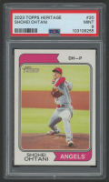 Shohei Ohtani 2023 Topps Heritage #20 (PSA 9) at PristineAuction.com
