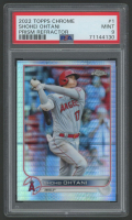 Shohei Ohtani 2022 Topps Chrome Prism Refractors #1 (PSA 9) at PristineAuction.com