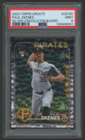 Paul Skenes 2024 Topps Update Silver Crackle Foil #US100 RC (PSA 9) at PristineAuction.com