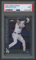 Shohei Ohtani 2025 Topps Chrome #1 (PSA 9) at PristineAuction.com
