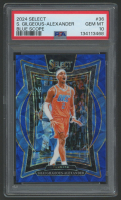 Shai Gilgeous-Alexander 2024 Select Blue Scope #36 #15/249 (PSA 10) at PristineAuction.com