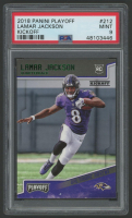 Lamar Jackson 2018 Playoff Kickoff #212 RC (PSA 9) at PristineAuction.com