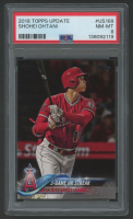 Shohei Ohtani 2018 Topps Update #US189 HL RC (PSA 8) at PristineAuction.com