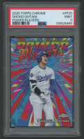 Shohei Ohtani 2025 Topps Chrome Power Players #PP25 (PSA 9) at PristineAuction.com