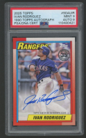 Ivan Rodriguez 2025 Topps 1990 Topps Autograph #90AUIR (PSA 9 | Auto 9) at PristineAuction.com