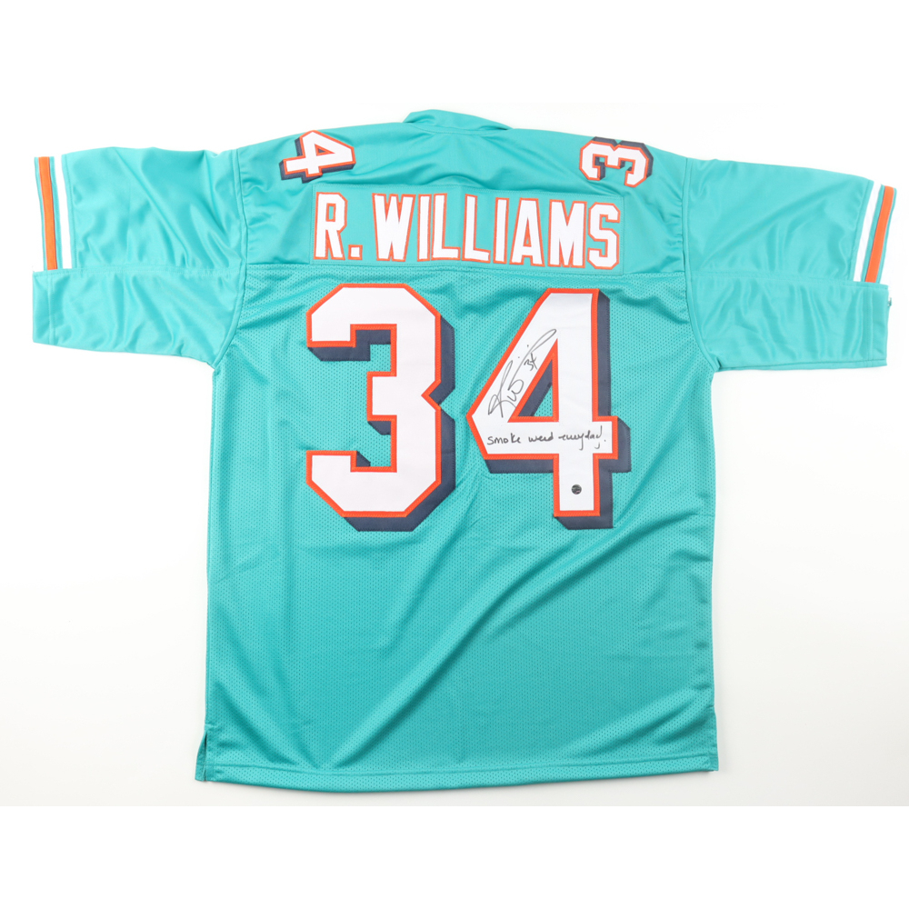 Ricky Williams Signed Jersey Inscribed "Smoke Weed Everyday!" (Wilder Side of Sports) at PristineAuction.com