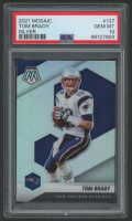 Tom Brady 2021 Panini Mosaic Silver Prizm #137 (PSA 10) at PristineAuction.com