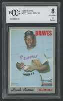 Hank Aaron 1970 Topps #500 (BCCG 8) at PristineAuction.com