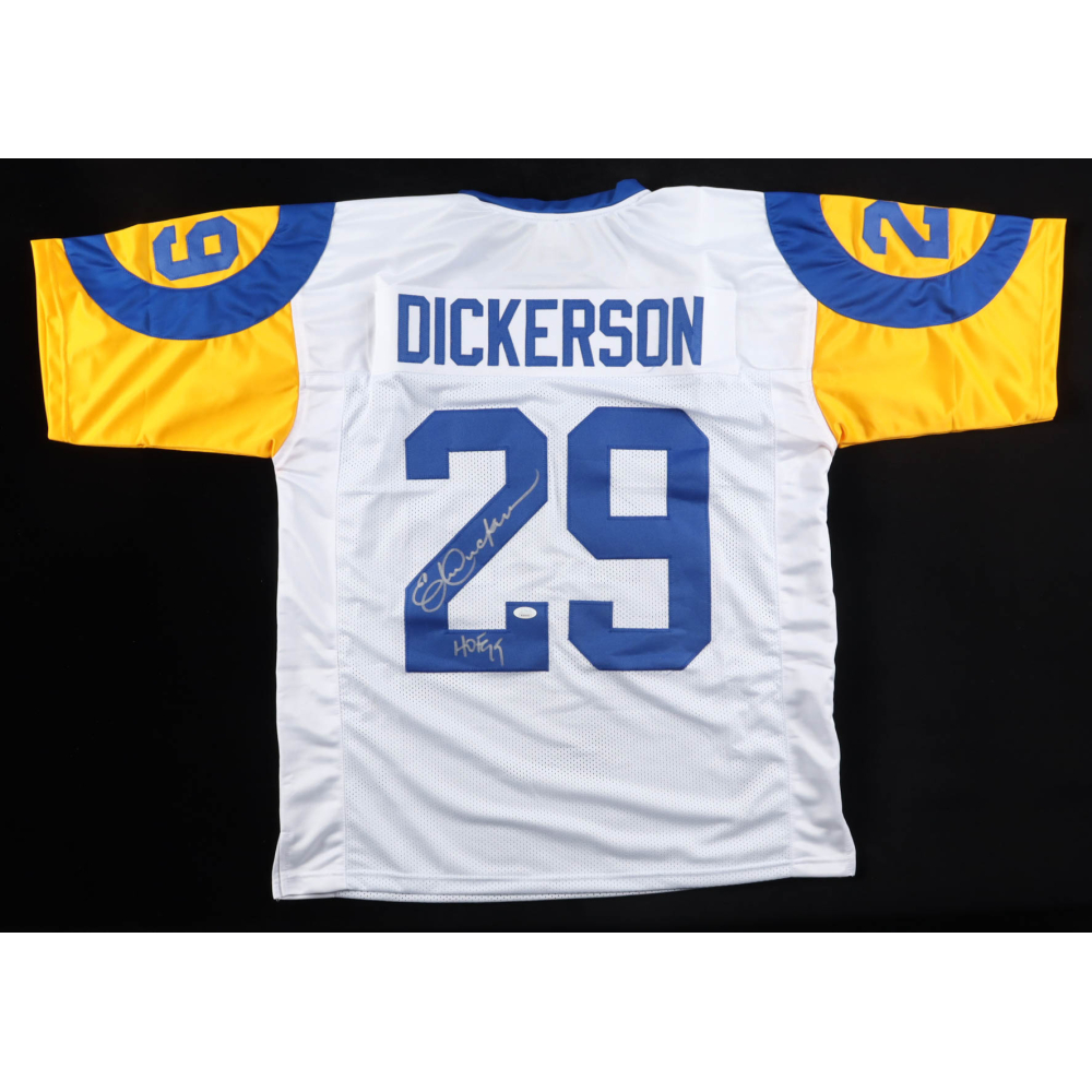 Eric Dickerson Signed Jersey Inscribed "HOF 99" (JSA) at PristineAuction.com