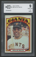 Willie Mays 1972 Topps #49 (BCCG 9) at PristineAuction.com