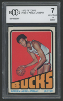 Kareem Abdul-Jabbar 1972-73 Topps #100 (BCCG 7) at PristineAuction.com