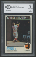 Johnny Bench 1973 Topps #380 (BCCG 9) at PristineAuction.com