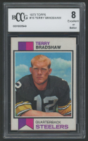 Terry Bradshaw 1973 Topps #15 (BCCG 8) at PristineAuction.com
