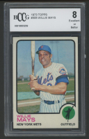 Willie Mays 1973 Topps #305 (BCCG 8) at PristineAuction.com