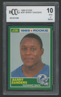 Barry Sanders 1989 Score #257 RC (BCCG 10) at PristineAuction.com