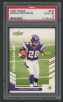Adrian Peterson 2007 Score #341 RC (PSA 10) at PristineAuction.com