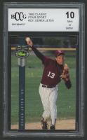 Derek Jeter 1992 Classic Four Sport #231 (BCCG 10) at PristineAuction.com